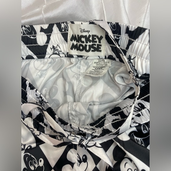 Disney Park Mickey Mouse pajama pants black & white Adult Plus Size 2X WDW Print - Picture 6 of 13
